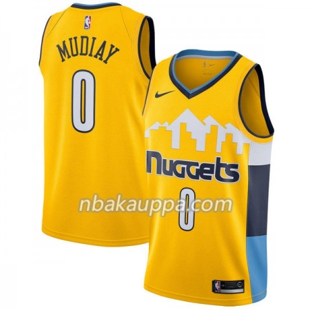 Denver Nuggets Emmanuel Mudiay 0 Nike 2017-18 Harmaa Pelipaidat Swingman - Miesten